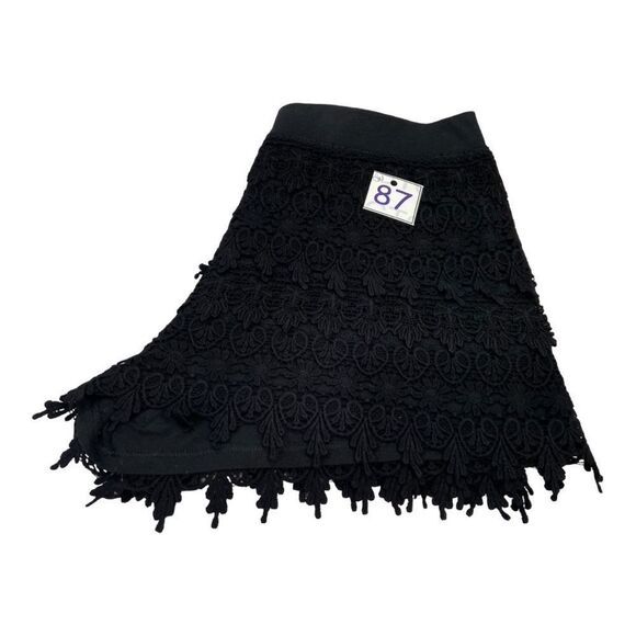 Express Small Black Lace/Crochet Shorts - Picture 3 of 8